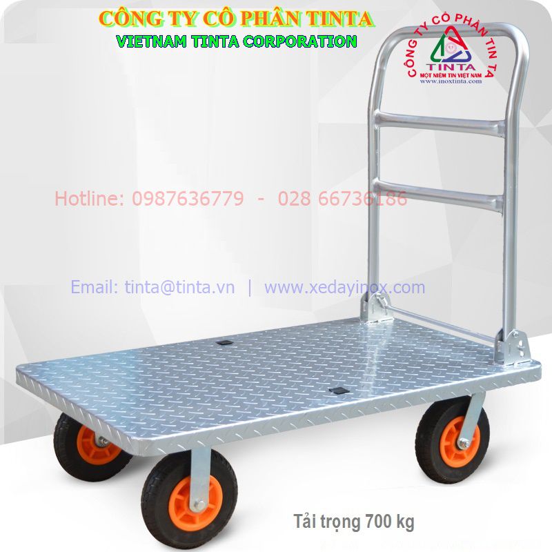 Chất lượng và giá thành sản phẩm xe đẩy hàng TINTA luôn cạnh tranh nhất