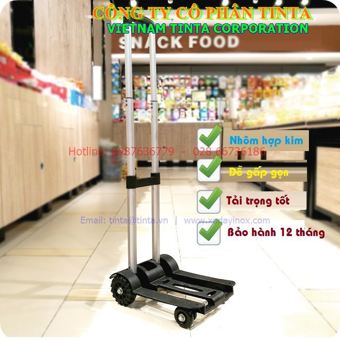 Xe đẩy hàng hóa TINTA với nhiều thiết kế phục vụ mục đích sử dụng khác
